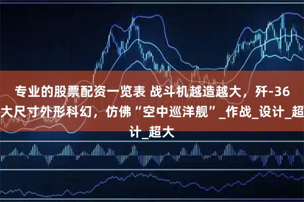 专业的股票配资一览表 战斗机越造越大，歼-36巨大尺寸外形科幻，仿佛“空中巡洋舰”_作战_设计_超大